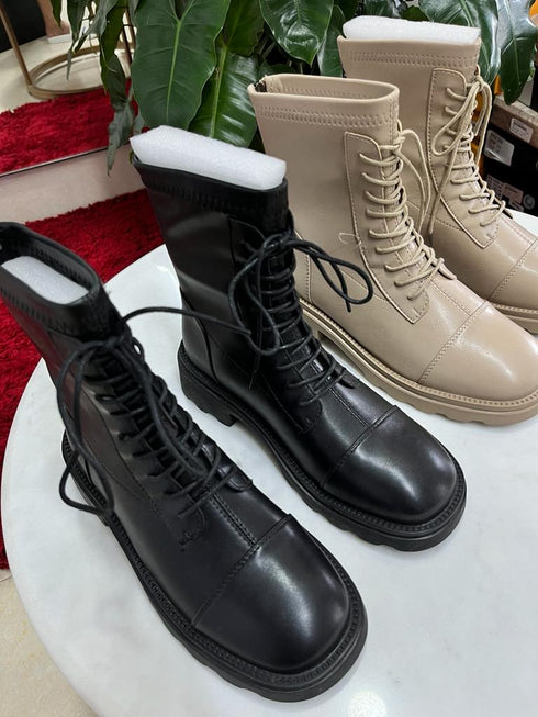 Martens Lace Up Ankle Boots
